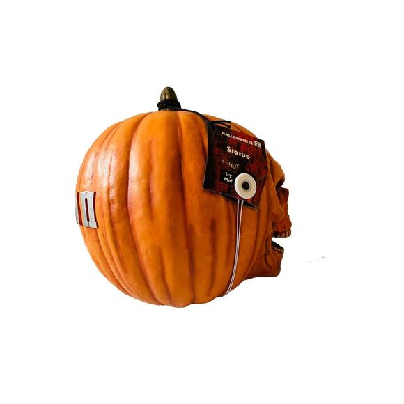 Spirit Halloween II Pumpkin Light Up Statue Michael Myers Jack O Lantern - Picture 5 of 11